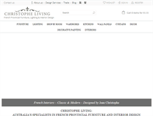 Tablet Screenshot of christopheliving.com.au